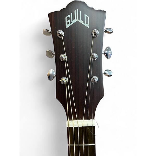 Used Guild M-240E Natural Acoustic Electric Guitar