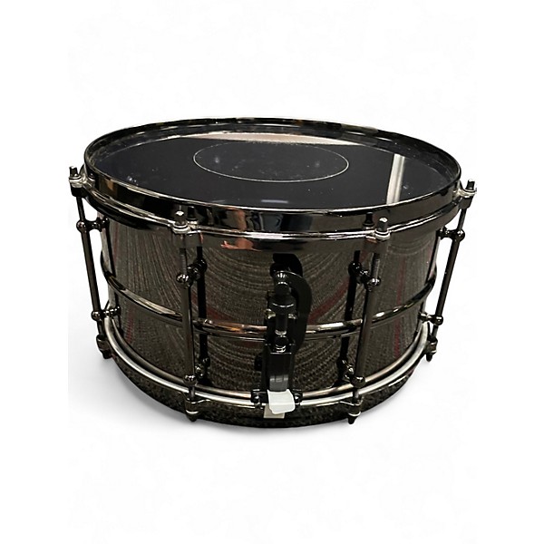 Used Ludwig 7X13 Black Magic Snare Black Drum