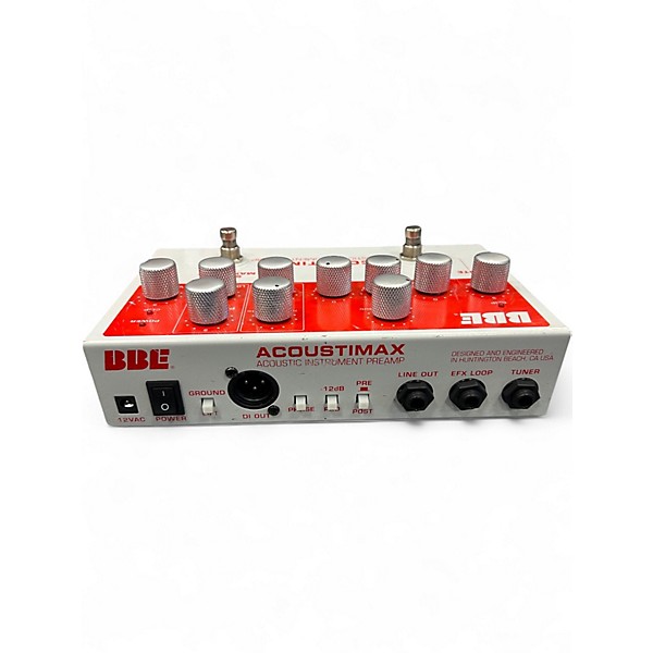 Used BBE Acoustimax Sonic Maximizer/Preamp Pedal Guitar Preamp