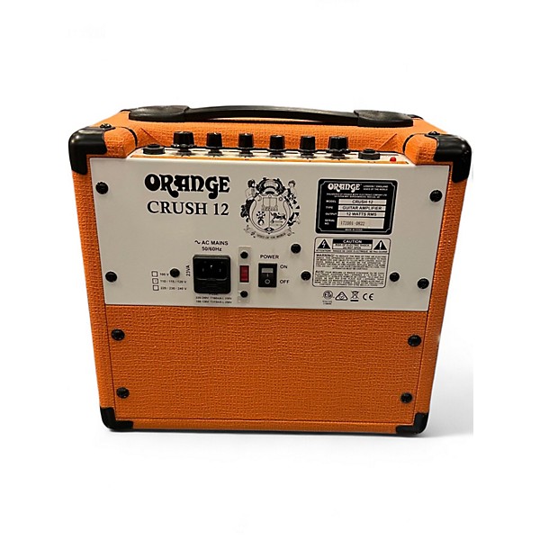 Used Orange Amplifiers Crush 12 Guitar Combo Amp