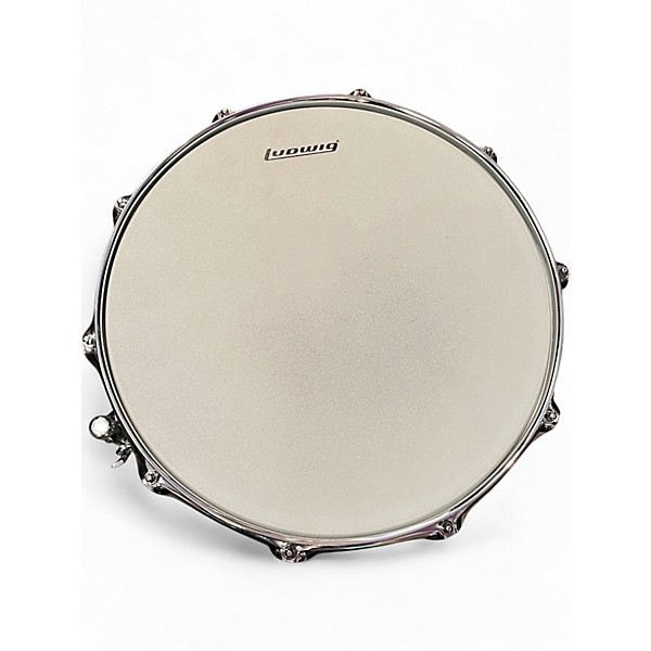 Used Ludwig 14in superalite snare Chrome Drum