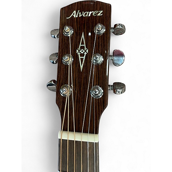 Used Alvarez AGW77CESHB-Deluxe Walnut Acoustic Electric Guitar