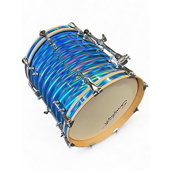Used Sawtooth 16X16 Command Series Blue Mirror Metallic Drum
