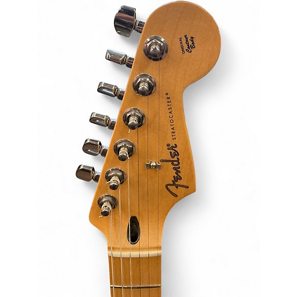 Used Fender Player Plus Stratocaster aged cherry burst Solid Body Electric Guitar