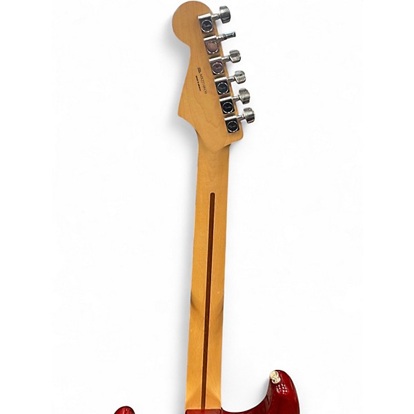 Used Fender Player Plus Stratocaster aged cherry burst Solid Body Electric Guitar