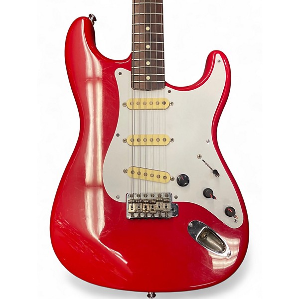 Vintage 1997 Fender stratocaster Candy Apple Red Solid Body Electric Guitar