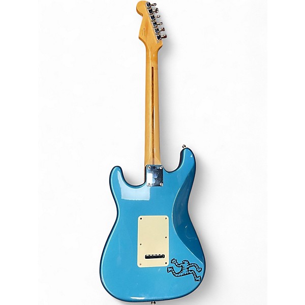 Used 1997 Squier Standard Stratocaster Daphne Blue Solid Body Electric Guitar