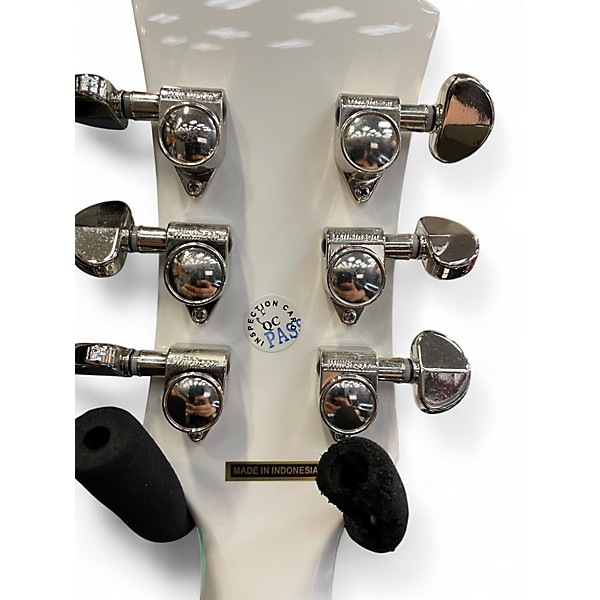 Used Epiphone Dove Pro  White Acoustic Electric Guitar