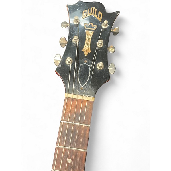 Vintage 1964 Guild S200 Thunderbird Red Solid Body Electric Guitar