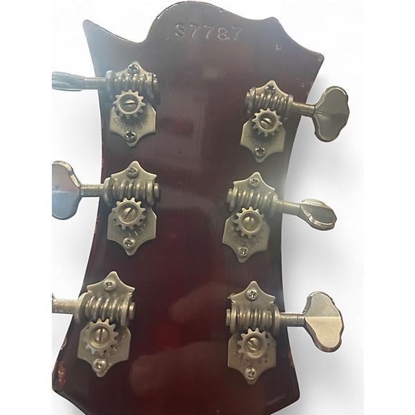 Vintage 1964 Guild S200 Thunderbird Red Solid Body Electric Guitar