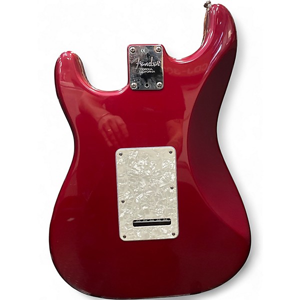 Used 2001 Fender American Fat Stratocaster Texas Special Candy Apple Red Solid Body Electric Guitar