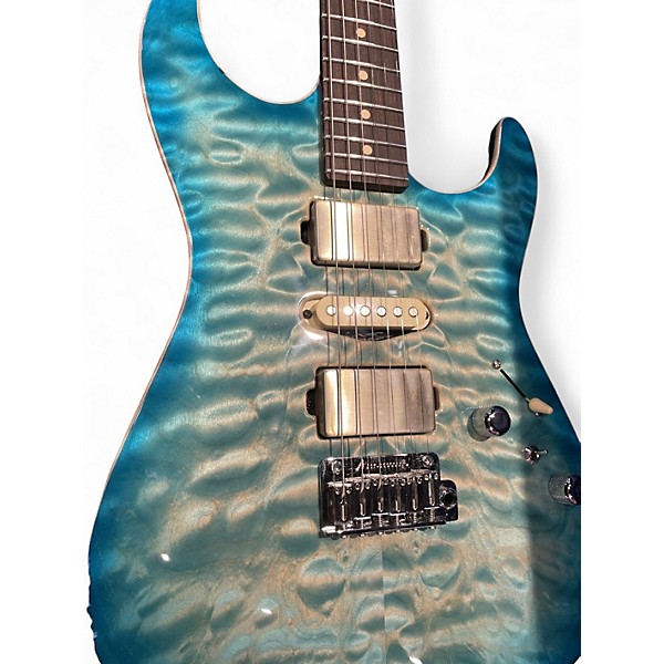 Used Tom Anderson Drop Top Natural Bora Burst Solid Body Electric Guitar