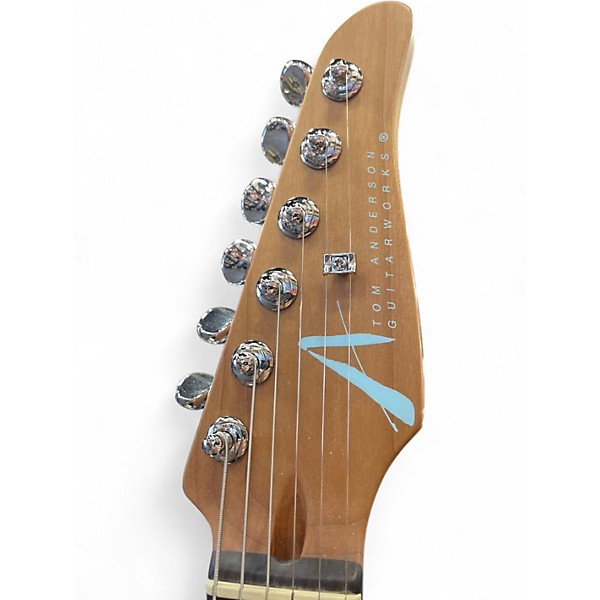 Used Tom Anderson Drop Top Natural Bora Burst Solid Body Electric Guitar