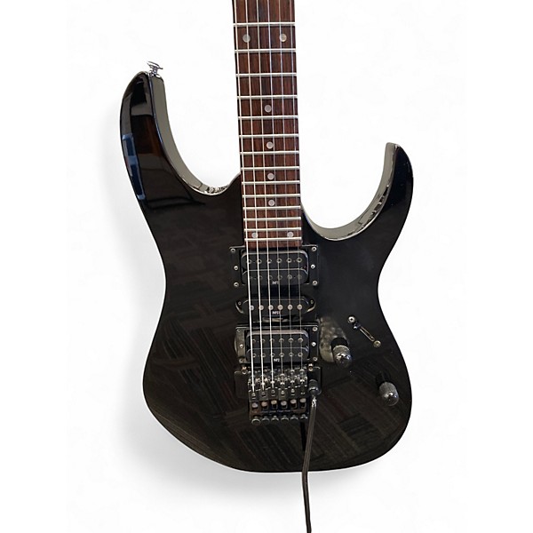 Used Ibanez RG470 Black Solid Body Electric Guitar