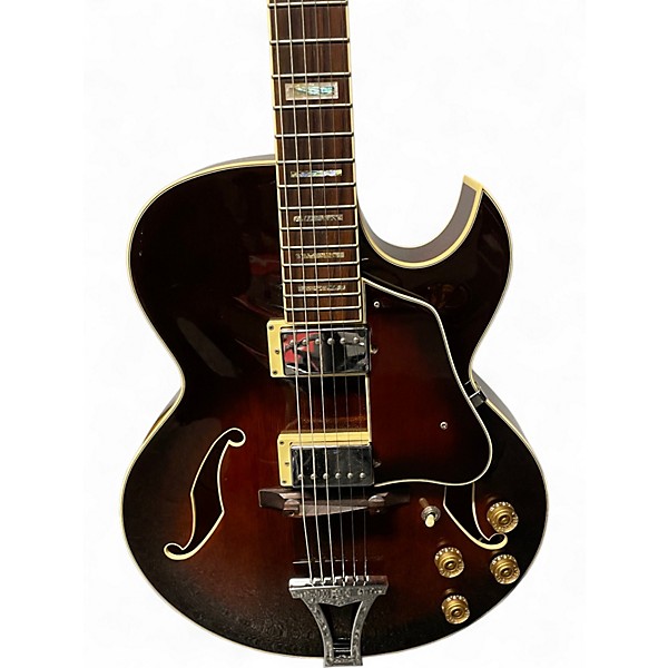 Used Ibanez AK85-DVS Tobacco Hollow Body Electric Guitar