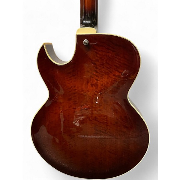 Used Ibanez AK85-DVS Tobacco Hollow Body Electric Guitar