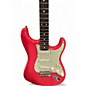 Used 2021 Fender LTD ED 62/63 JOURNEYMAN RELIC STRATOCASTER AGED FIESTA RED Solid Body Electric Guitar