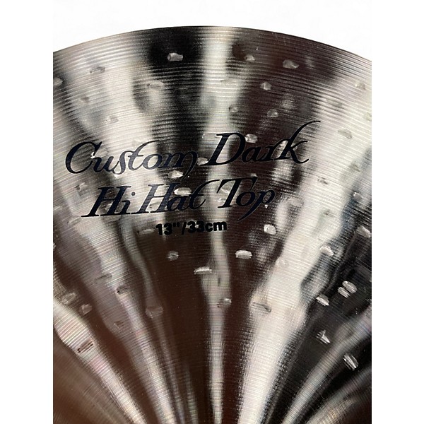 Used Zildjian 13in K Custom Dark Hi Hat Top Cymbal