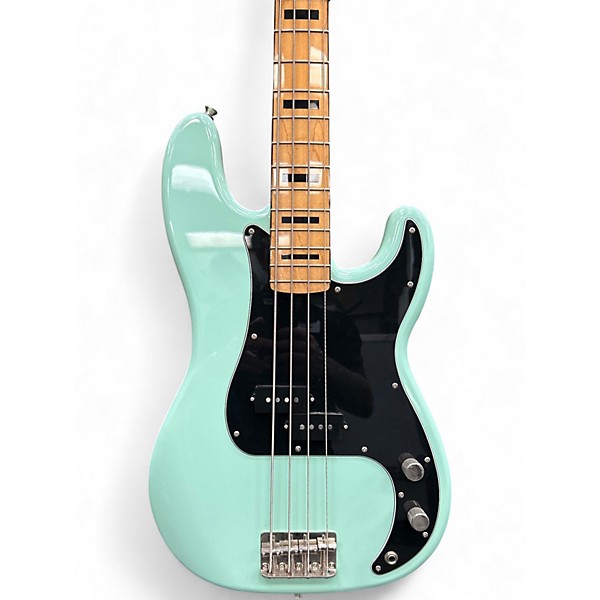 Used Squier CLASSIC VIBE 70S PRECISION BASS Surf Green Electric Bass Guitar