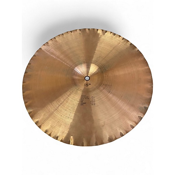 Used Paiste 15in 2002 Sound Edge Hi Hat Bottom Cymbal