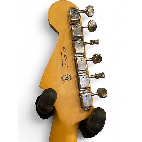 Used Fender Player II Stratocaster Black Solid Body Electric Guitar