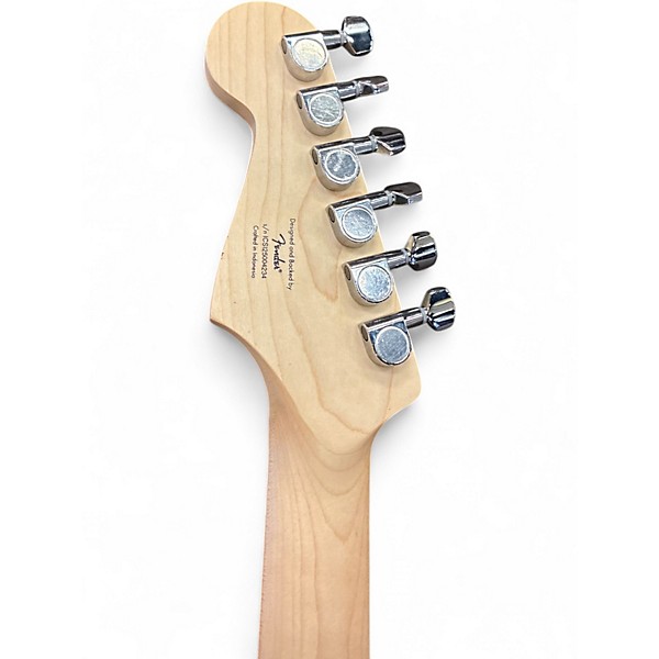 Used 2020s Squier Standard Stratocaster Blue Solid Body Electric Guitar