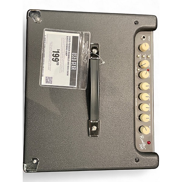 Used Fender Rumble 100 1x15 100W Bass Combo Amp