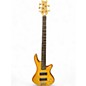 Used Schecter Guitar Research Stiletto Custom 5 String Natural Electric Bass Guitar thumbnail