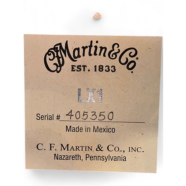 Used Martin LX1 Natural Acoustic Guitar