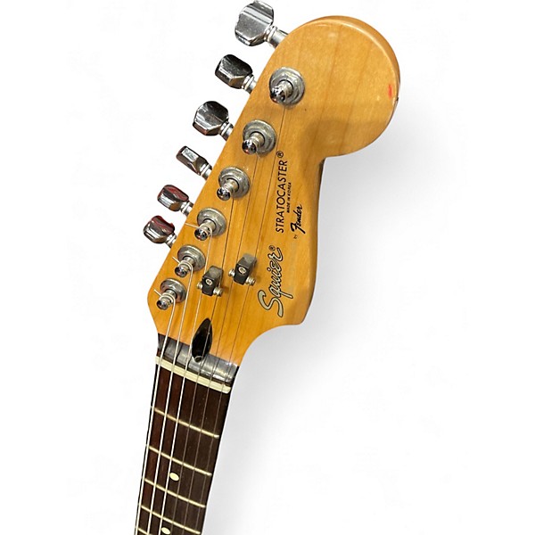 Used 1987 Squier Standard Stratocaster Alpine White Solid Body Electric Guitar