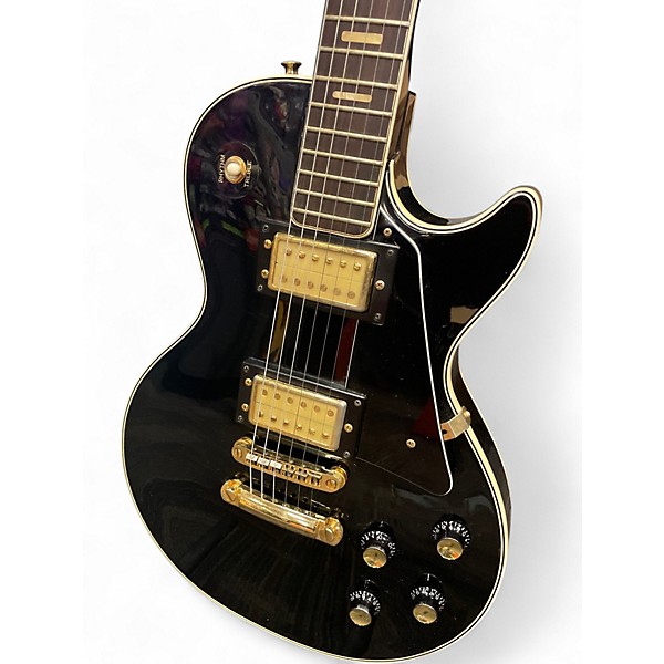 Used Ventura LP STYLE MIJ Black Solid Body Electric Guitar