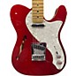 Used 2017 Fender Deluxe Thinline Telecaster Candy Apple Red Hollow Body Electric Guitar