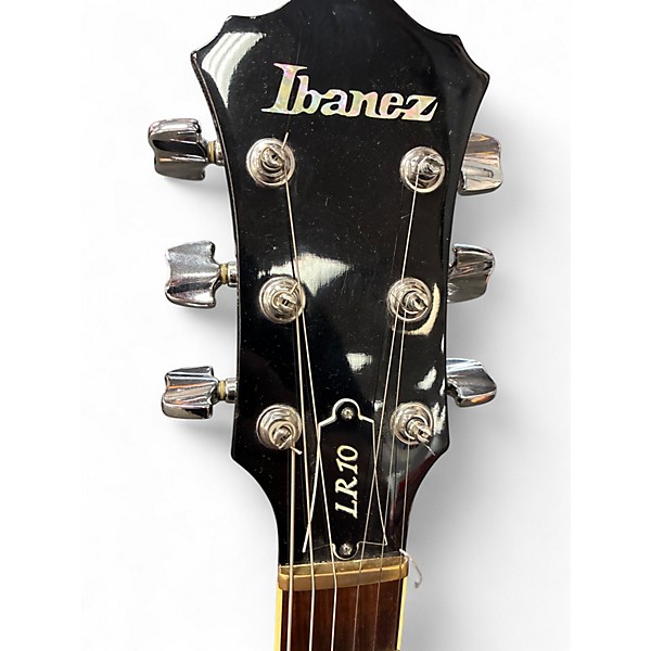 Used Ibanez LR10 Caramel Burst Hollow Body Electric Guitar