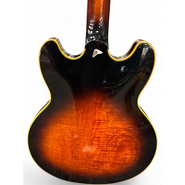 Used Ibanez LR10 Caramel Burst Hollow Body Electric Guitar