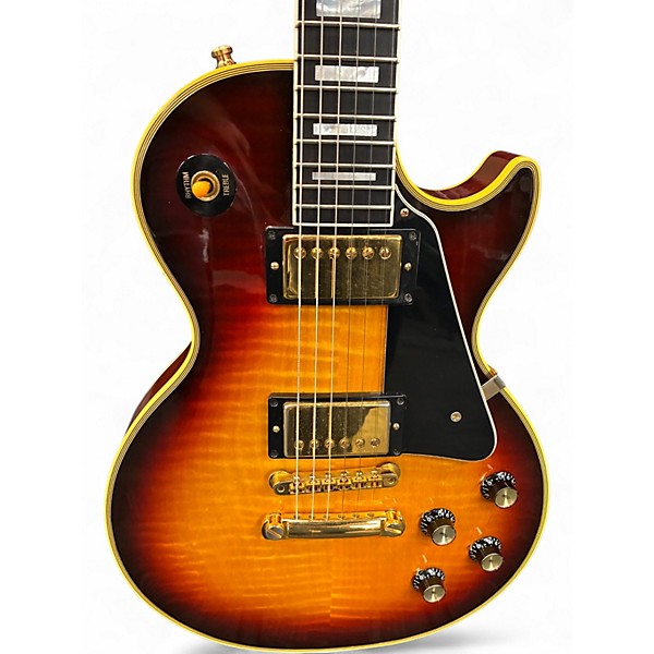 Used Gibson Les Paul Custom Custom Shop Brown Sunburst Solid Body Electric Guitar