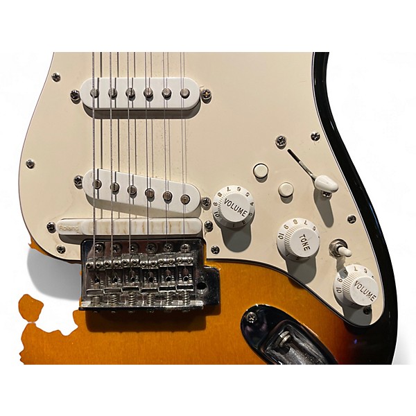 Used 2006 Fender VG Stratocaster Black Solid Body Electric Guitar