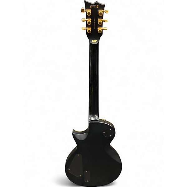 Used ESP LTD EC1000 Black and Gold Solid Body Electric Guitar