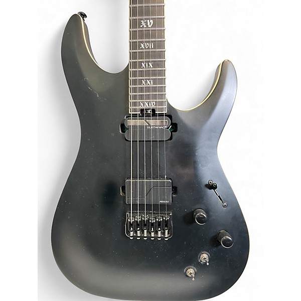 Used Schecter Guitar Research C-1 S HT SLS Elite "Evil Twin" Black Solid Body Electric Guitar