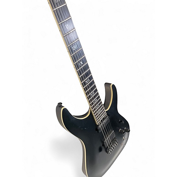 Used Schecter Guitar Research C-1 S HT SLS Elite "Evil Twin" Black Solid Body Electric Guitar