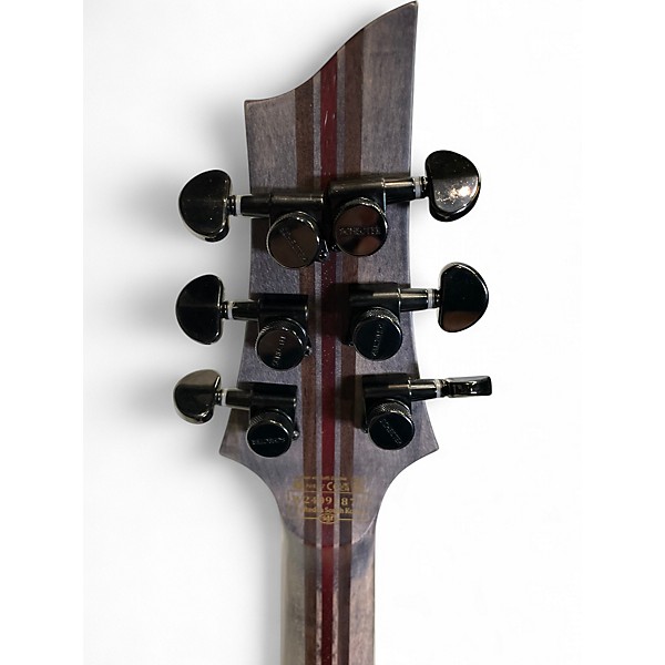 Used Schecter Guitar Research C-1 S HT SLS Elite "Evil Twin" Black Solid Body Electric Guitar