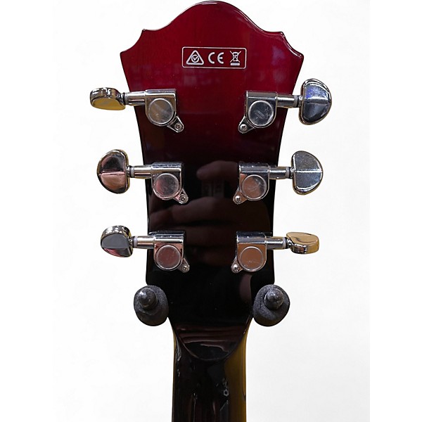 Used Ibanez AFS75T Artcore Bigsby Crimson Red Burst Hollow Body Electric Guitar
