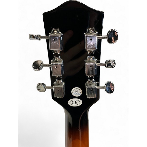 Used Silvertone 600e\avs 2 Color Sunburst Acoustic Electric Guitar