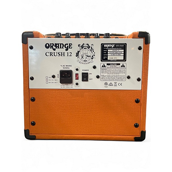 Used Orange Amplifiers Crush 12 Guitar Combo Amp