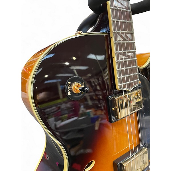 Used Washburn J6 Wes Montgomery Sunburst Hollow Body Electric Guitar