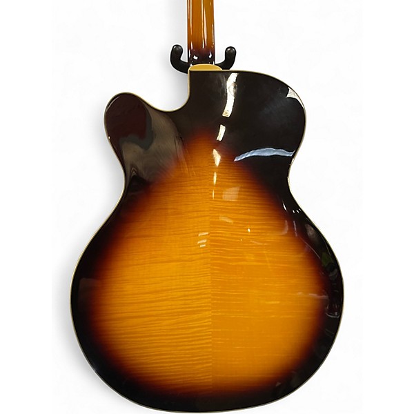 Used Washburn J6 Wes Montgomery Sunburst Hollow Body Electric Guitar