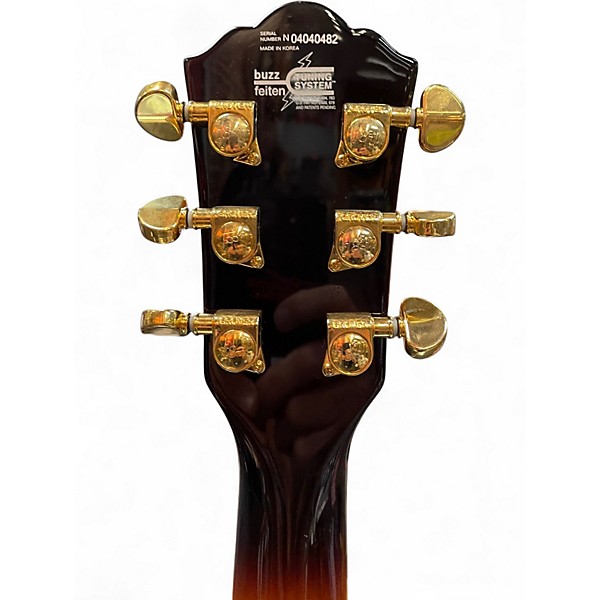 Used Washburn J6 Wes Montgomery Sunburst Hollow Body Electric Guitar