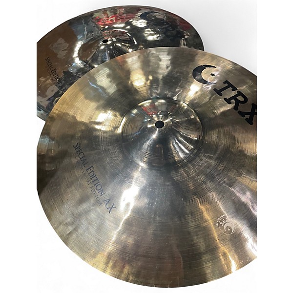 Used TRX 15in SPECIAL EDITION AX 15" HIHATS PAIR Cymbal