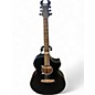 Used 2022 Schecter Guitar Research Machine Gun Kelly Electric Acoustic Guitar Black Acoustic Electric Guitar thumbnail