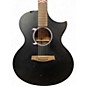 Used 2022 Schecter Guitar Research Machine Gun Kelly Electric Acoustic Guitar Black Acoustic Electric Guitar