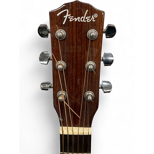 Used Fender CD140S Dreadnought Mahogany Acoustic Guitar